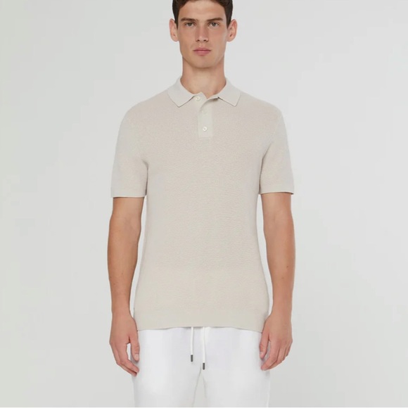 Onia Cotton Textured Polo size S - Picture 1 of 9